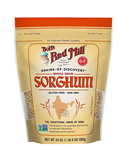 Bobs Red Mill Gluten Free Sweet White Sorghum Grain -24 Ounce  Pack of 2-