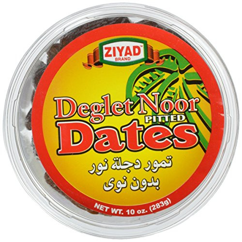 Ziyad Deglet Noor Pitted Kajoor Dates  10 Ounce