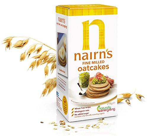 Nairns Fine Milled Oat Cakes 218g -Pack of 6-