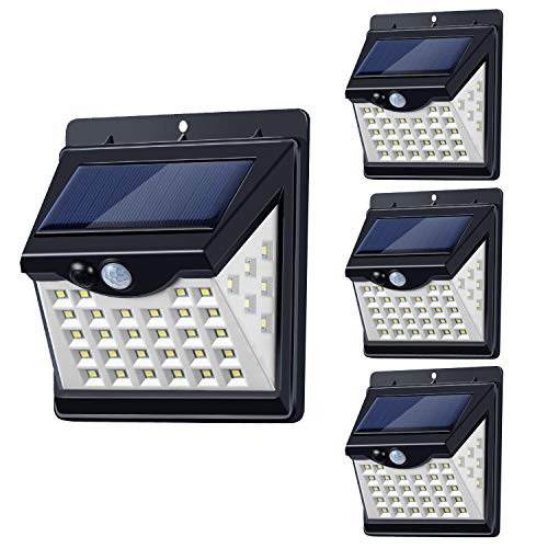 Baiston Solar Lights Outdoor 40 LEDs 3 Modes Solar Motion Sensor Lights IP65 Waterproof Solar Wall Light with 270° Angle Wireless Solar Security Lig Baiston Solar Lights Outdoor 40 LEDs 3 Modes Solar Motion Sensor Lights IP65 Waterproof Solar Wall Light with 270° Angle Wireless Solar Security Lig
