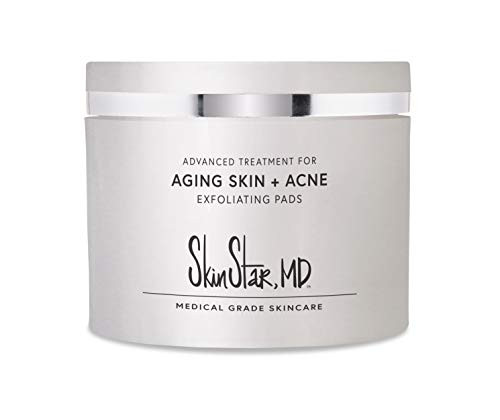 Acne Pads for Body and Face  Exfoliating Pads for Age Defense with Salicylic Acid  Glycolic and Lactic Acid 60 counts