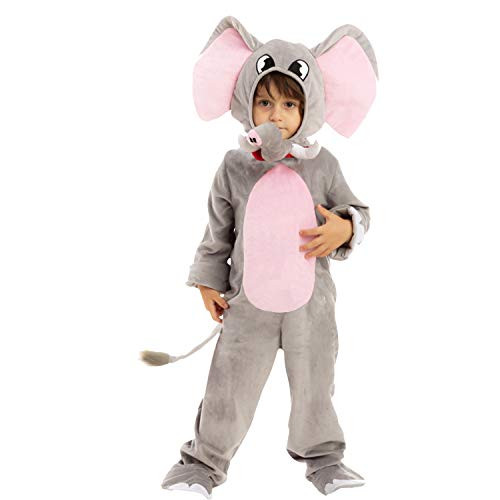 Spooktacular Creations Child Unisex Sweet Elephant Costume -Small -5-7 yr-- Gray Spooktacular Creations Child Unisex Sweet Elephant Costume -Small -5-7 yr-- Gray