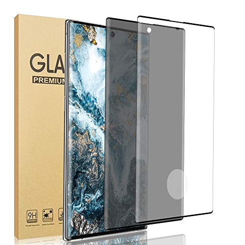 -2 Pack- Galaxy Note 20 Screen Protector -HD - Privacy Tempered Glass Film-- UltraSonic Fingerprint- -9H Hardness- -No-Bubble--Full Coverage- for Sams