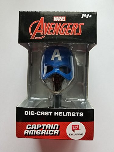 Marvel Avengers Die-Cast Collectible Captain America Helmet Exclusive