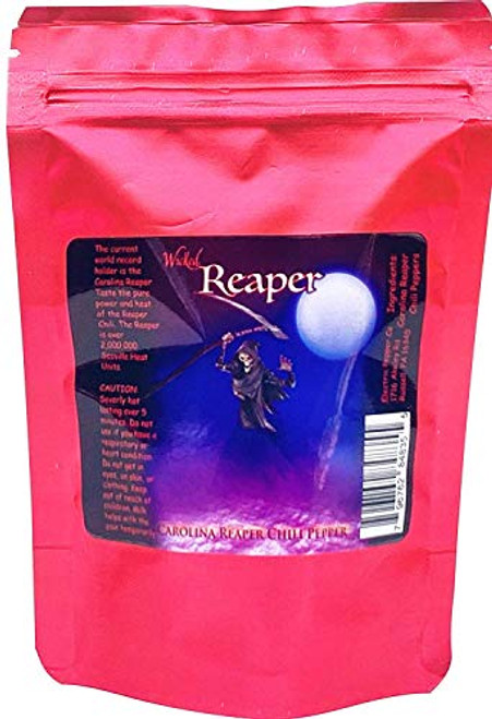 Carolina Reaper Chili Peppers Wicked Reaper Worlds Hottest Dried Spice Pack 5 -2 Free