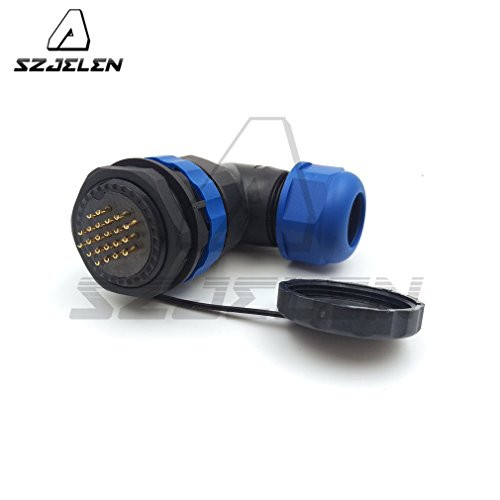 SZJELEN SD28 2Pin~26Pin Industrial Electrical Cable Wire Connector Waterproof Plug and Socket IP67 -22-Pin-