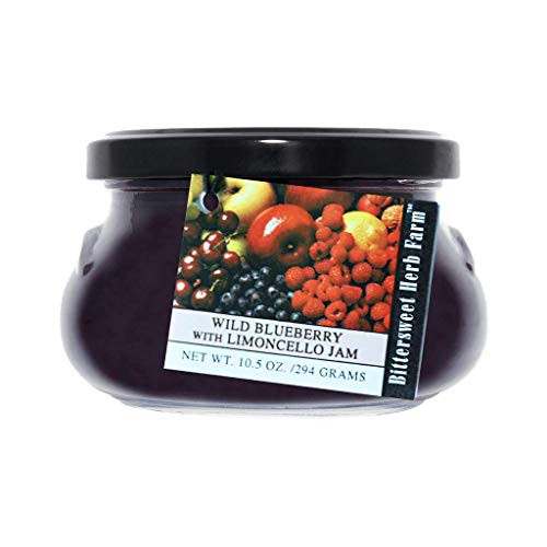 Bittersweet Herb Farm Gourmet Wild Blueberry infused with Limoncello Jam 10-5oz