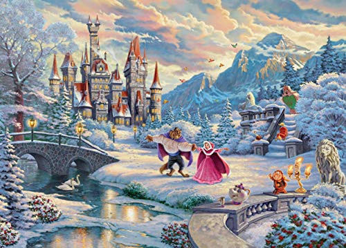 Thomas Kinkade - Beauty and The Beast Jigsaw Puzzle  1000 Pieces