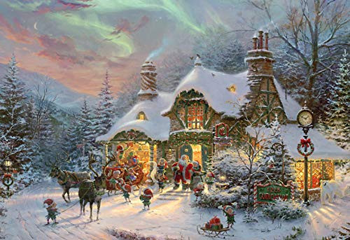 Thomas Kinkade - Santas Night Before Christmas Jigsaw Puzzle  2000 Pieces