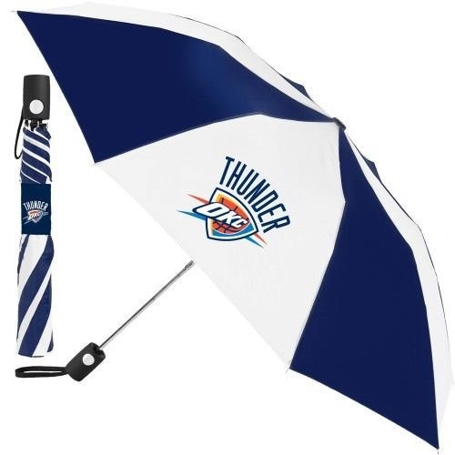 WinCraft NBA Oklahoma City Thunder Auto Folding Umbrella  Black