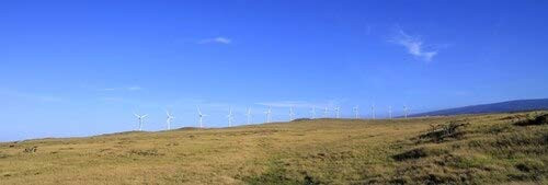 Posterazzi Wind turbines on a hill South Point Big Island Hawaii USA Poster Print  -27 x 9-