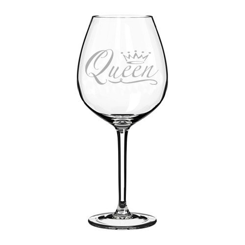 Wine Glass Goblet Queen Fancy -20 oz Jumbo-