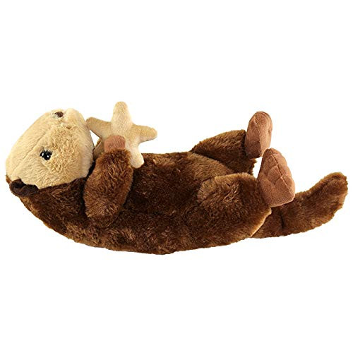 WISHPETS Floating Sea Otter 12 Stuffed Animal Plush Toy