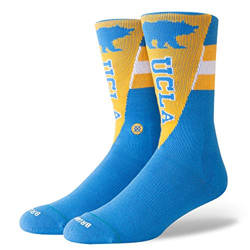 Stance M558C18UCL Mens Ucla Pennant Sock  Blue - Large -9-12-