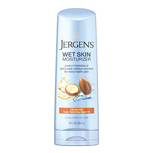 Jergens Wet Skin Moisturizer Argan Oil  10 Ounce