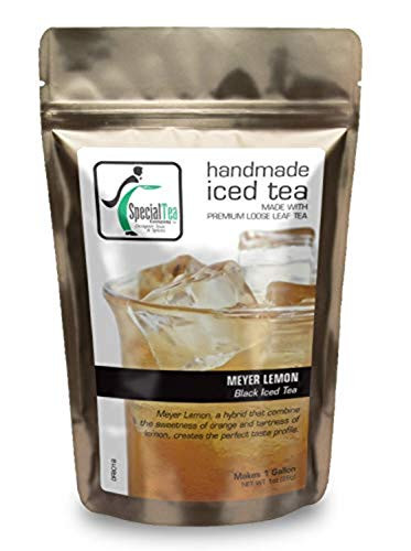 Special Tea Company Meyer Lemon Organic Black Iced Tea Makes 1 Gallon