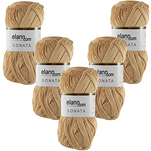 elann Sonata Yarn | 5 Ball Bag | 7009 Chamois