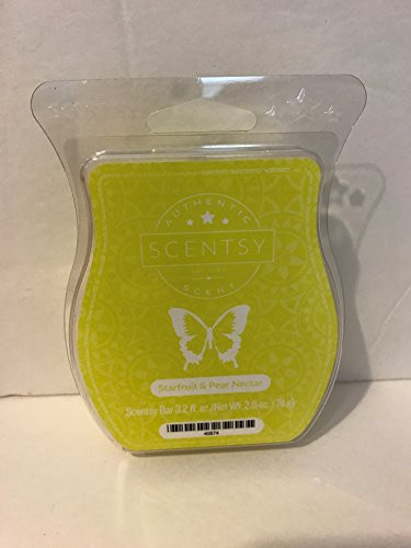 Scentsy Starfruit & Pear Bar Wickless Candle Tart Warmer Wax 3.2 Oz Bar