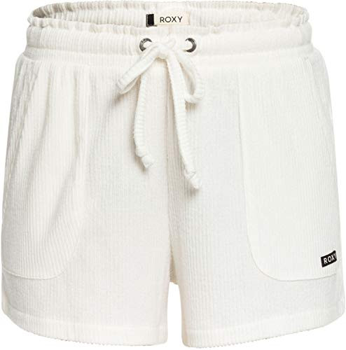 Roxy Juniors Staying in Cozy Short  Snow White  X-Small