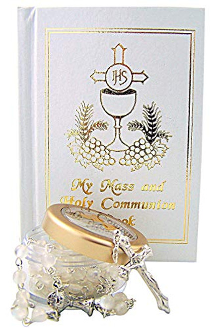 My Mass and Holy Communion Missal and Rosary with Case First Communion Gift Set for Girls My Mass and Holy Communion Missal and Rosary with Case First Communion Gift Set for Girls
