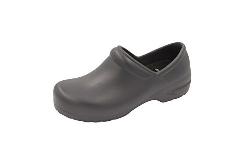 Anywear Guardian Angel Footwear SR Antimicrobial Plastic Stepin  9  Pewter