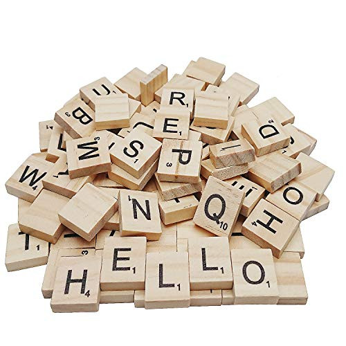 200PCS Scrabble Letters DIY Making Scrabble Crossword Game Wood Scrabble Tiles 200PCS Scrabble Letters DIY Making Scrabble Crossword Game Wood Scrabble Tiles