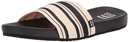 Billabong Womens Surf Retreat Slide Sandal Black-White 9 M US