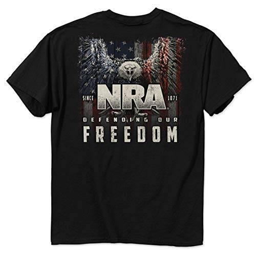Buck Wear NRA-Freedom Eagle 5 oz- T-Shirt  LG