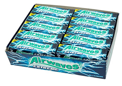 Wrigleys Airwaves Extreme Menthol and Eucalytus - Case of 30