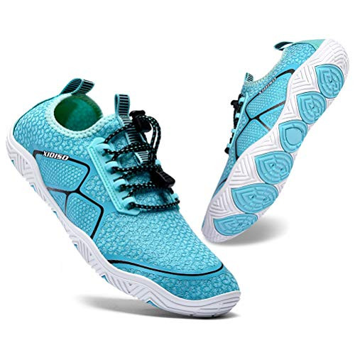 XIDISO Mens Womens Water Shoes Quick Dry Barefoot for Swim Diving Surf Aqua Sports Pool Beach Walking Yoga