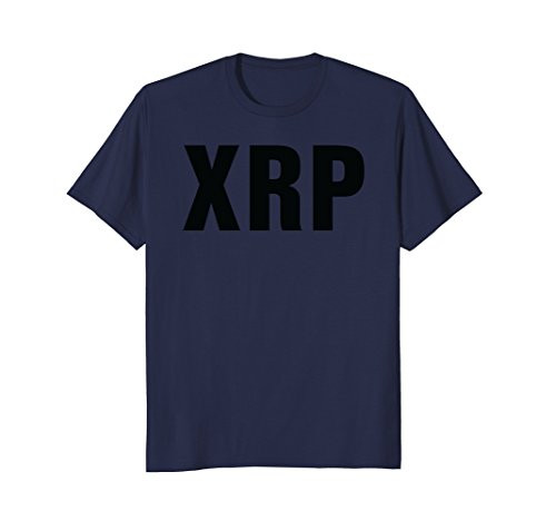 XRP Black Cryptocurrency Digital Blockchain Ripple T-Shirt