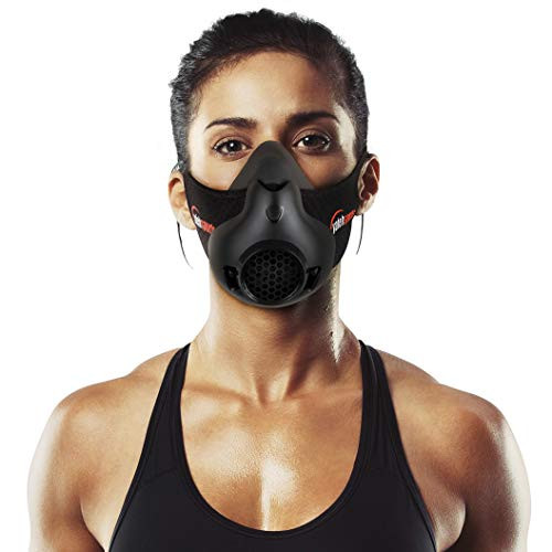 Yafeh Sports Workout Mask - High Altitude Simulation For Breathing Resistance Training - Increase Your Stamina for Running  Biking  and HIIT Cardio Fi