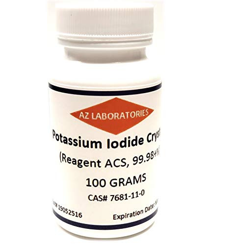 Potassium Iodide  High Purity USP Crystals-Powder  100  100 Grams-Same Day Ship