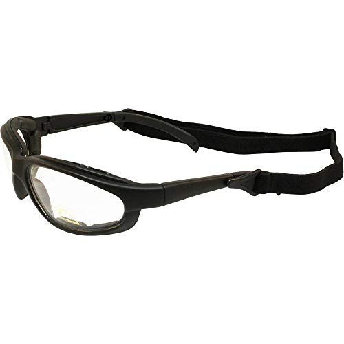 Freedom Padded Motorcycle Sunglasses by Pacific Coast Clear Lens