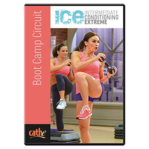 Cathe Friedrich ICE Boot Camp Circuit Workout DVD Mixes Cardio  Upper Body  Lower Body  and Core Exercises - Also Includes Extra Premix Workouts and  Bo