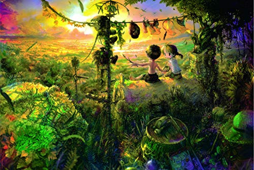 Agirlgle Wood Jigsaw Puzzles 1000 Pieces for Adults  Jigsaw Puzzles -Watch Sunset- 1000 Pieces Jigsaw Puzzles Every Piece is Made of Basswood Softclic