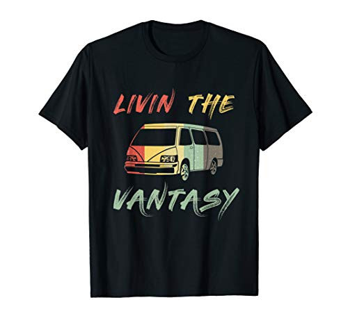 Retro Camper Van Life - Vintage Vanlife Vantasy T-Shirt