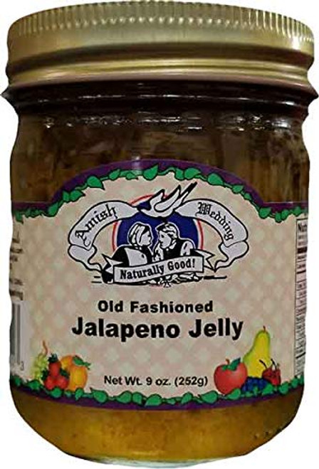 Amish Wedding Old Fashioned Jalapeno Jelly - 9 oz - 2 Jars Amish Wedding Old Fashioned Jalapeno Jelly - 9 oz - 2 Jars