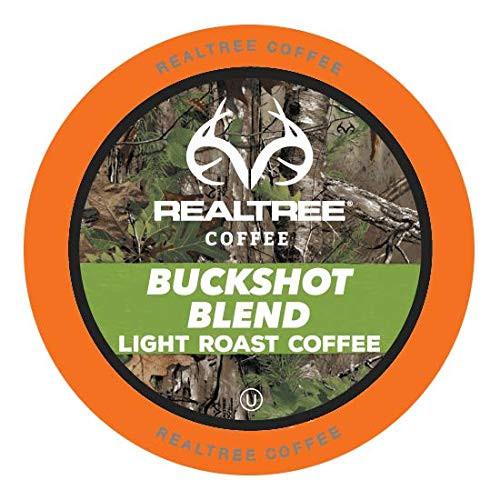 Realtree Buckshot Blend Light Roast Coffee Pods for Keurig K-Cup Brewers  40 Count