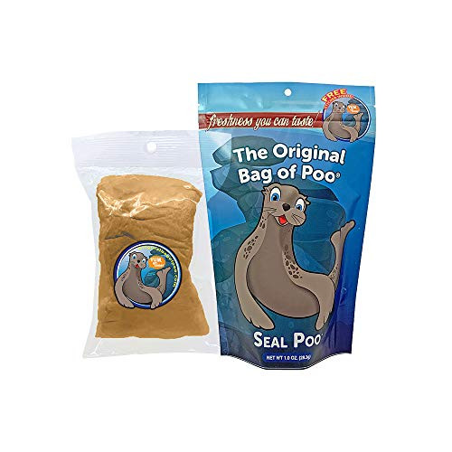 The Original Bag of Poo  Seal Poop -Brown Cotton Candy- for Novelty Poop Gag Gifts