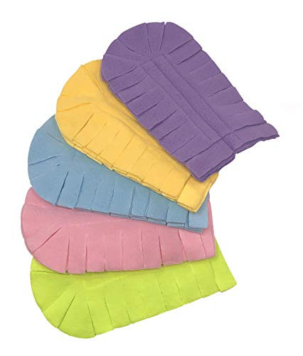 Xanitize Fleece Refills for Swiffer Hand Duster - Reusable  Dry Duster - 5-Pack Rainbow -Pastel-
