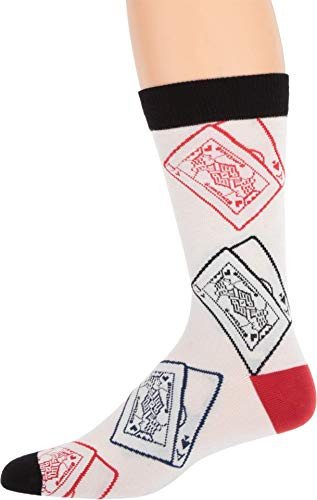Socksmith Black Jack Socks White Size 10-13  1 EA