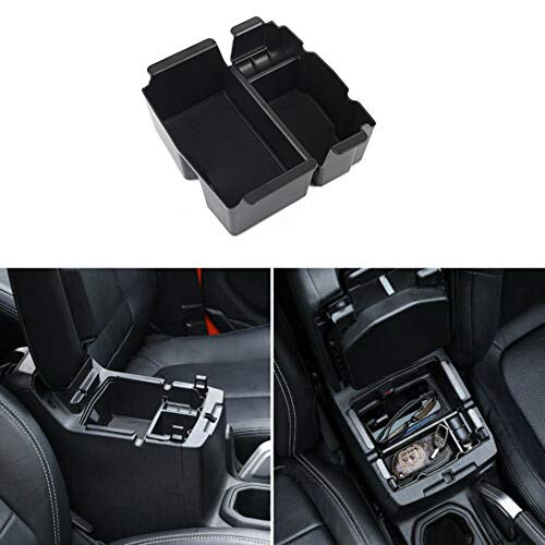 Rying Center Console Organizer Replacement for 2018-2020 Wrangler JL-JLU  Accessories Center Console Organizer Tray Also for 2020 Gladiator JT Truck
