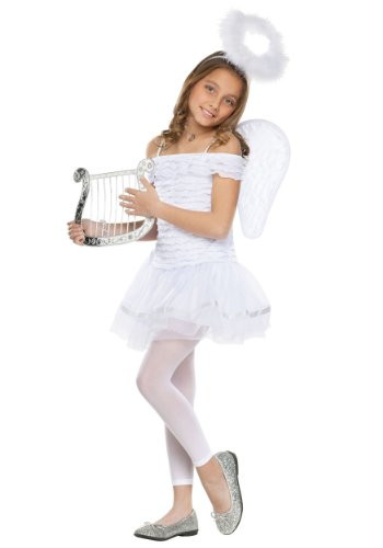 Fun World Girls Little Angel Costume Medium -8-10-