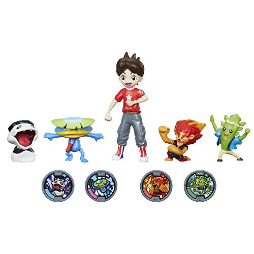 Yo-kai Watch Nate with 4 Yo-kai Figures Yo-kai Watch Nate with 4 Yo-kai Figures