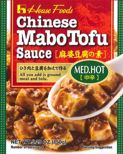 House Foods Chinese Mabo Tofu Sauce Medium Hot  5-29 oz Pack of 10