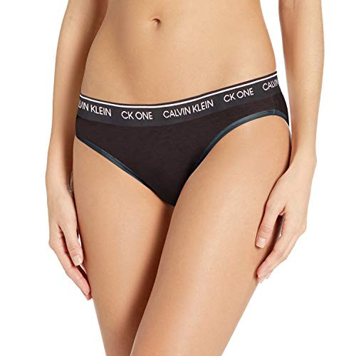 Calvin Klein Womens CK One Cotton Bikini Panty  Black  X-Large