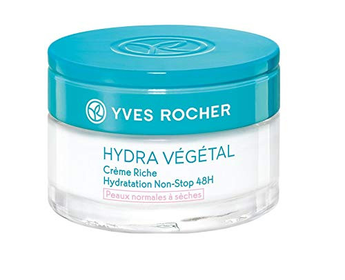 Yves Rocher Hydra Vegetal 48H Non-Stop Moisturizing Rich Cream - Normal to dry skin 50 ml--1-7 fl-oz- Yves Rocher Hydra Vegetal 48H Non-Stop Moisturizing Rich Cream - Normal to dry skin 50 ml--1-7 fl-oz-