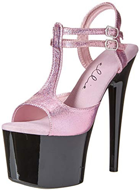 Ellie Shoes Womens Platform Sandal Heeled  Pink  9