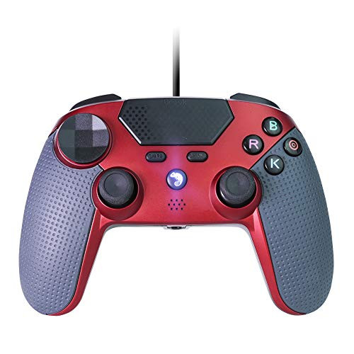 BROOK Mars Wired High Performance Zero Delay Controller Gamepad with Touchpad for PS3 PS4 PC Switch  Motion Control  Gyro axis Function  Rumble Functi